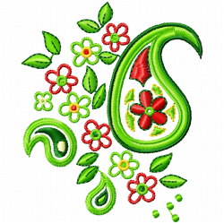 Flowers Embroidery Design 9